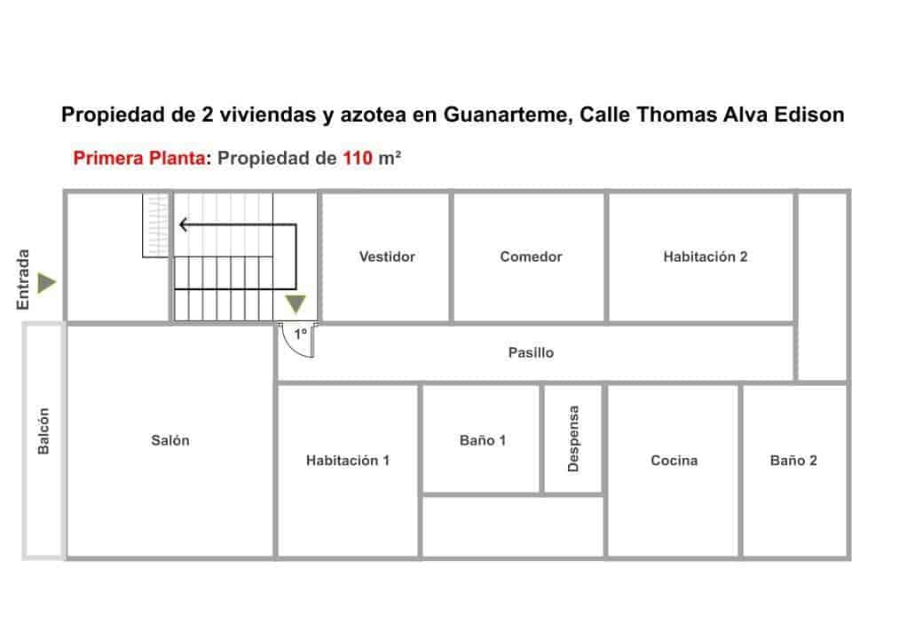 6 soveværelse Lejlighed til salg i Las Palmas de Gran Canaria - € 570.000 (Ref: 9868629)
