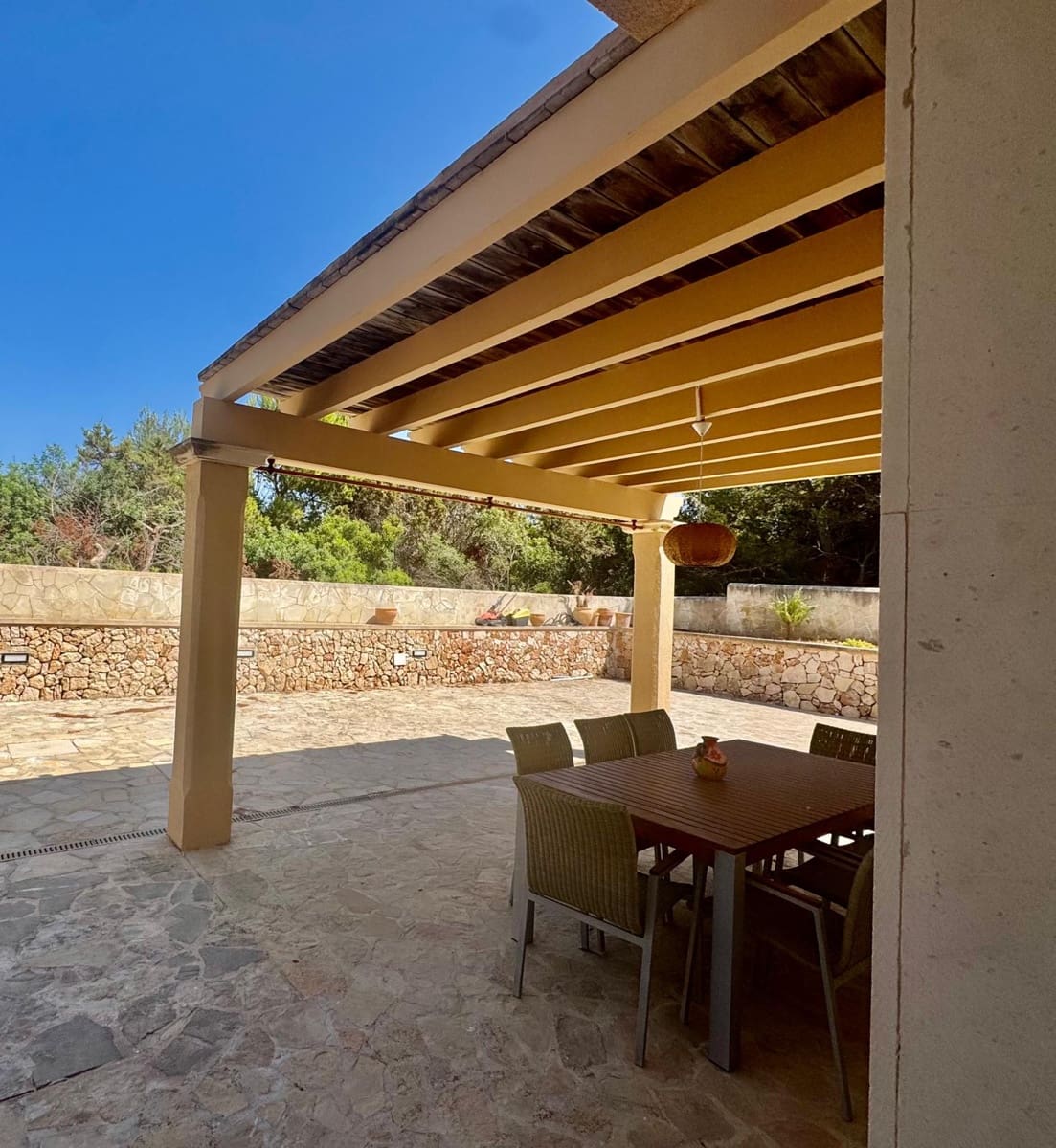 Finca/Maison de Campagne de 4 chambres à louer à Portocolom avec piscine - 3 500 € (Ref: 10019418)