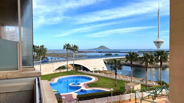 1 quarto Apartamento para venda em La Manga del Mar Menor com piscina garagem - 135 000 € (Ref: 9585058)