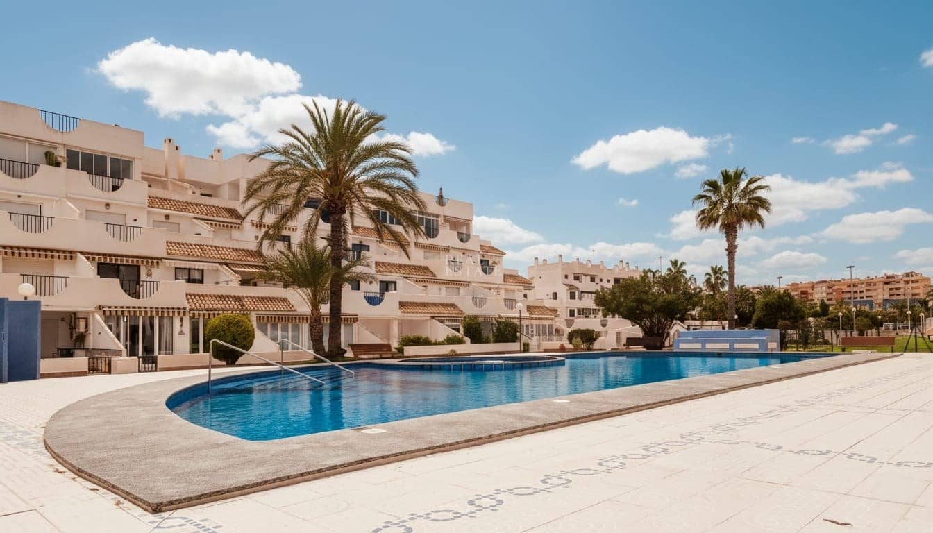 2 chambre Appartement à vendre à La Manga del Mar Menor avec piscine garage - 149 500 € (Ref: 9585206)