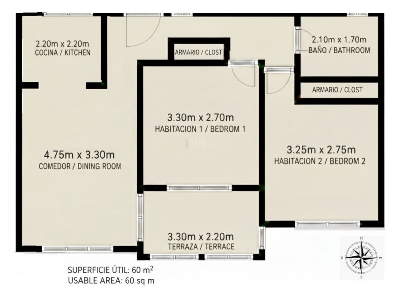 2 slaapkamer Appartement te koop in Calpe / Calp met zwembad - € 232.500 (Ref: 9638887)