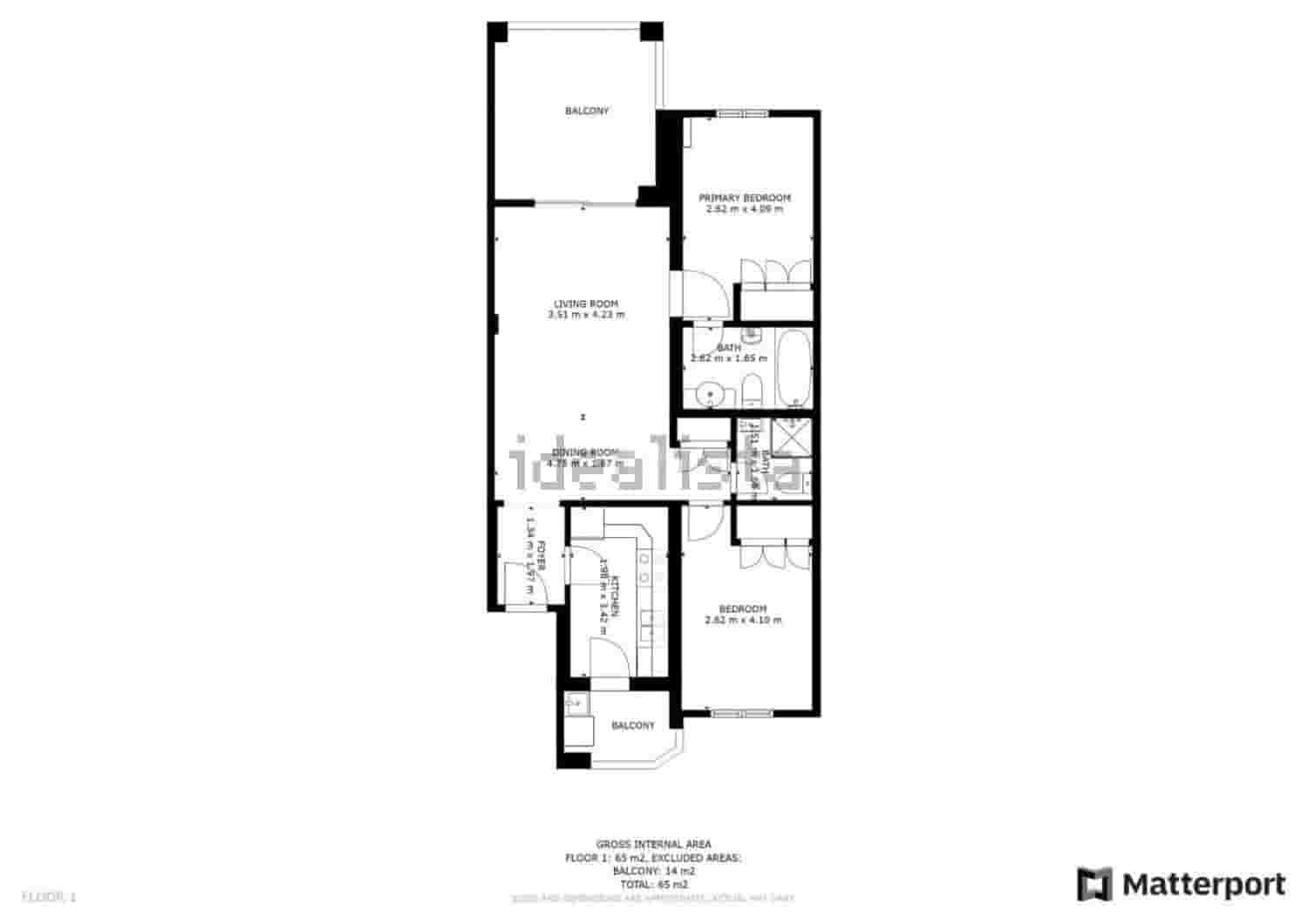 2 camera da letto Appartamento in vendita in Denia con piscina garage - 279.950 € (Rif: 9758190)