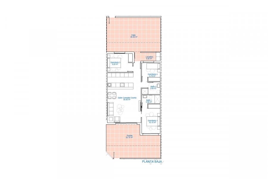 3 soveværelse Lejlighed til salg i Pilar de la Horadada med swimmingpool - € 294.900 (Ref: 10075454)