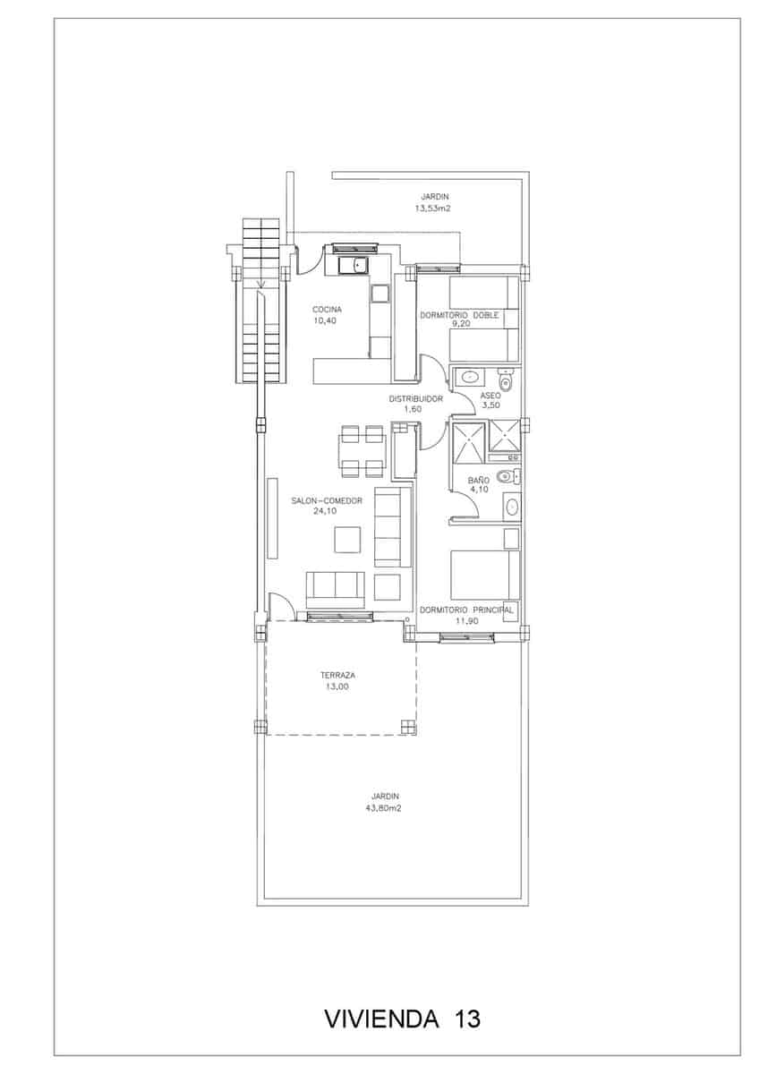 2 sovrum Takvåning till salu i San Miguel de Salinas med pool garage - 256 900 € (Ref: 10119017)