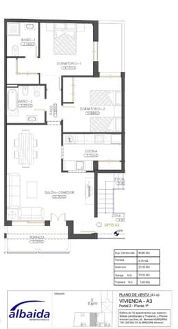 2 soverom Bungalow til salgs i Almería by med svømmebasseng - € 118 900 (Ref: 9429597)