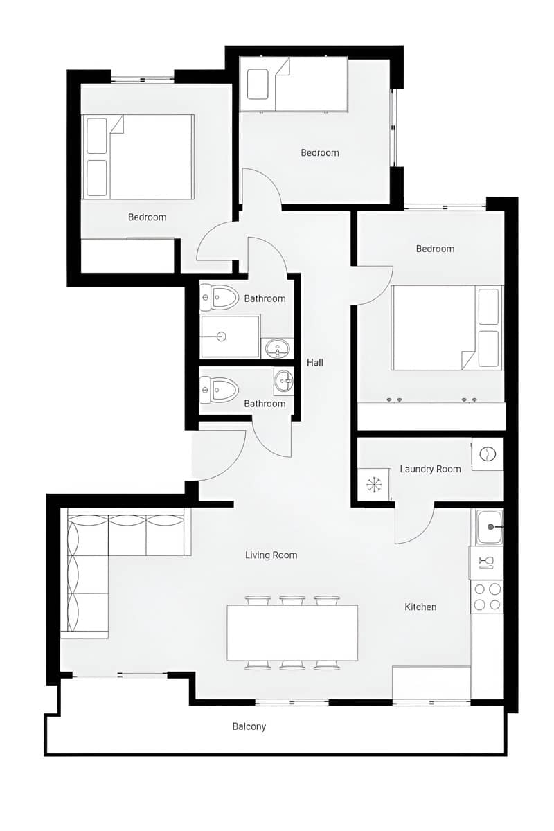 Apartamento de 3 habitaciones en Fuengirola en venta - 309.000 € (Ref: 9146910)