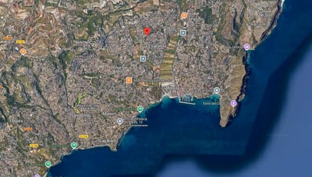 Byggegrund til salg i Benimeit - Tabaira, Teulada-Moraira - € 265.000 (Ref: 9125592)