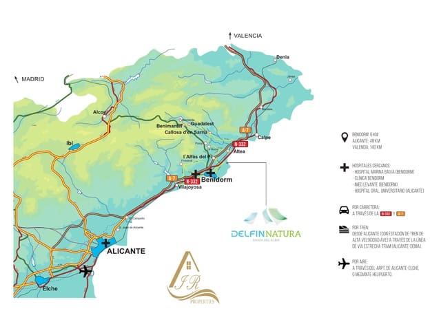 Apartamento de 2 habitaciones en Albir, Alfaz del Pi / L'Alfàs del Pi en venta con piscina garaje - 500.000 € (Ref: 9296140)