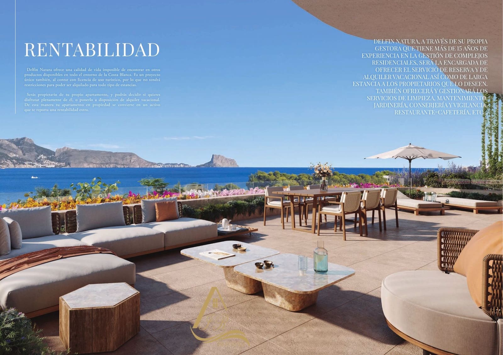 2 makuuhuone Huoneisto myytävänä paikassa Alfaz del Pi / L'Alfas del Pi mukana uima-altaan 
autotalli - 500 000 € (Ref: 9296140)