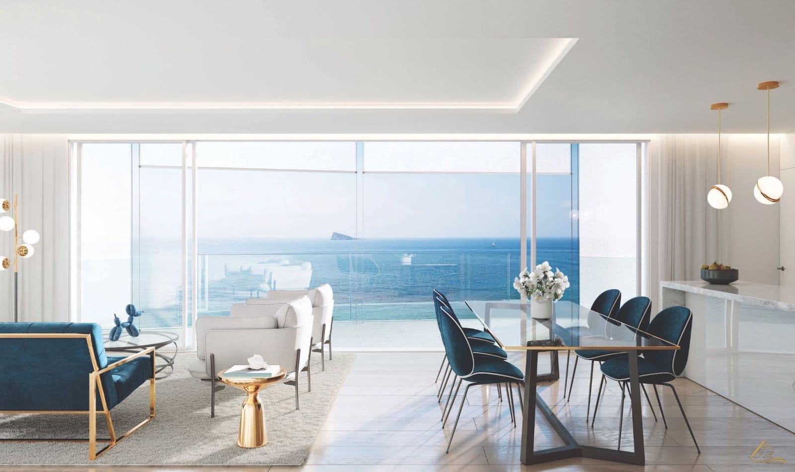 2 quarto Apartamento para venda em Benidorm com piscina garagem - 1 100 000 € (Ref: 9296142)