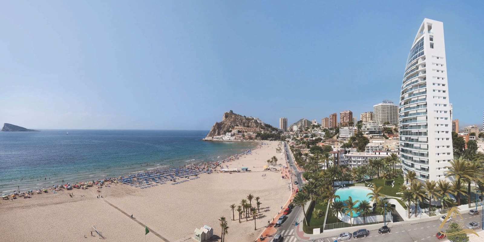 2 quarto Apartamento para venda em Benidorm com piscina garagem - 1 100 000 € (Ref: 9296142)
