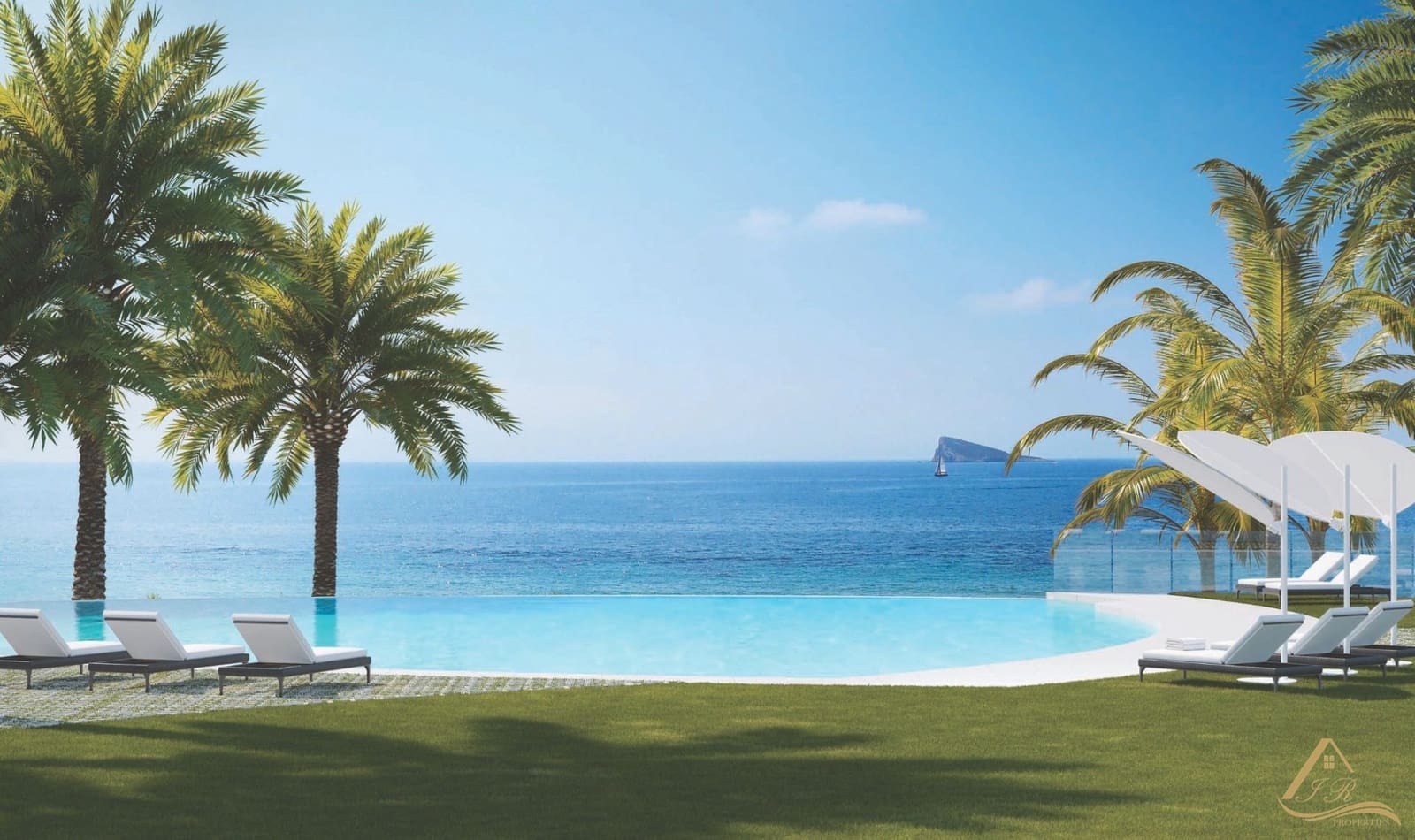 2 quarto Apartamento para venda em Benidorm com piscina garagem - 1 100 000 € (Ref: 9296142)