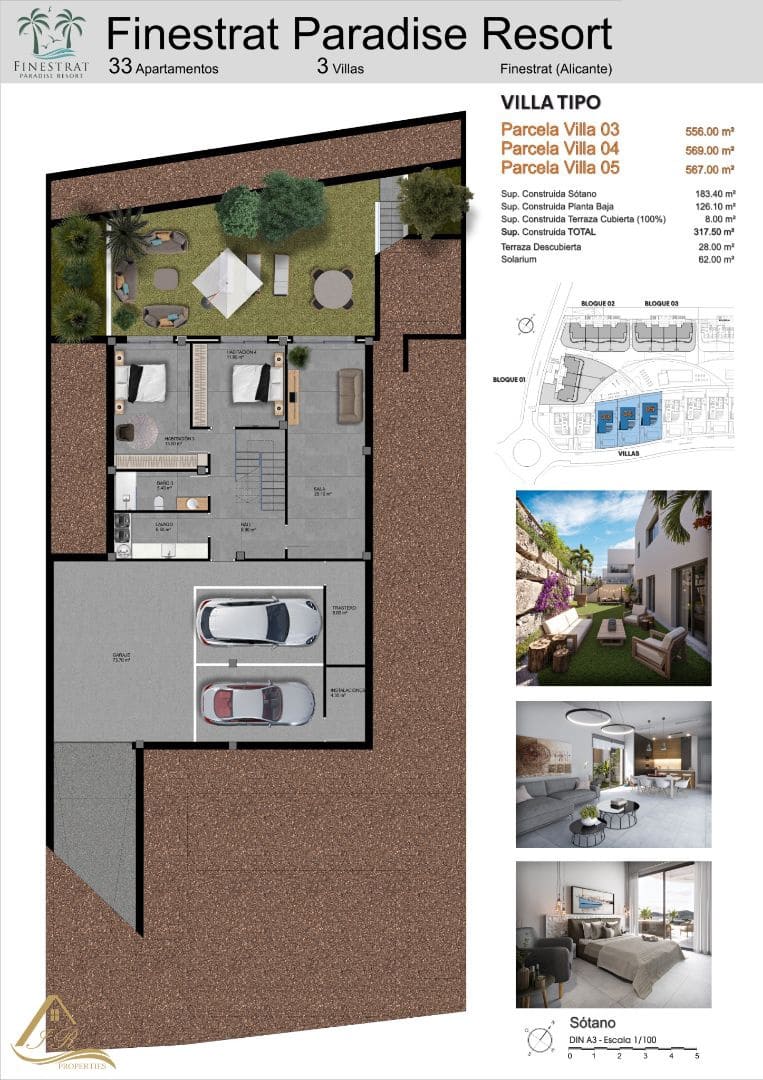 4 quarto Moradia para venda em Finestrat com piscina garagem - 1 150 000 € (Ref: 9296144)