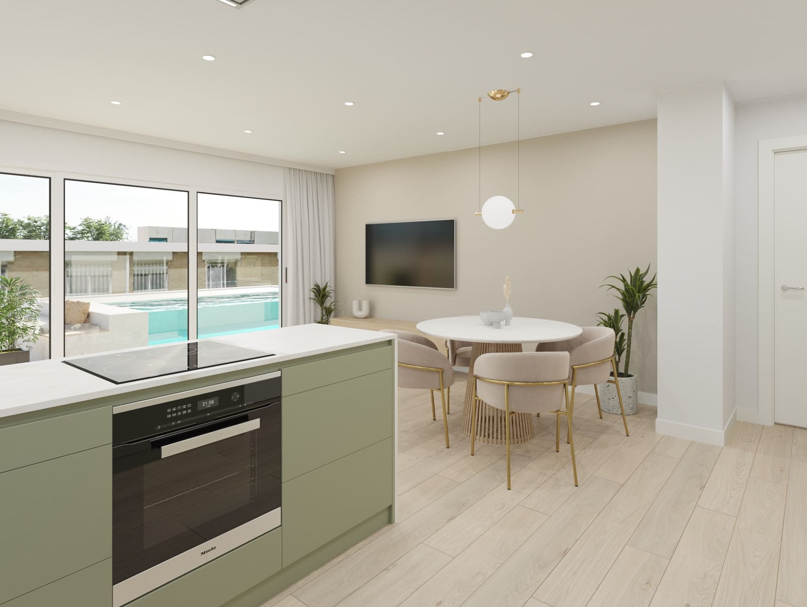 1 sovrum Takvåning till salu i Guardamar del Segura med pool - 339 500 € (Ref: 10130924)