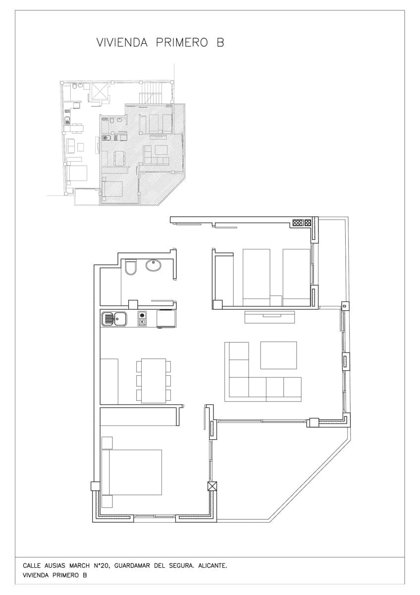 2 bedroom Apartment for sale in Guardamar del Segura - € 264,500 (Ref: 10130926)