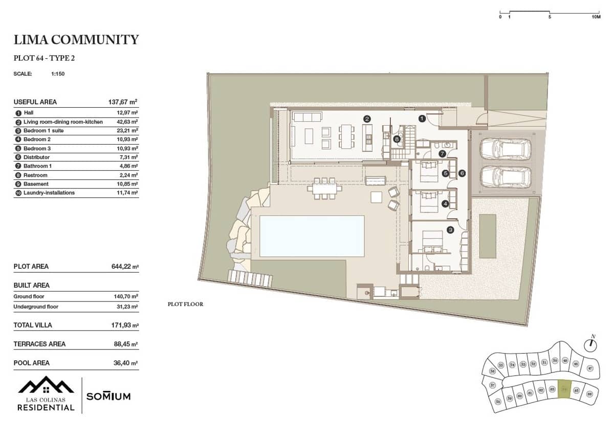3 bedroom Villa for sale in Las Colinas Golf with pool - € 1,195,000 (Ref: 10060858)