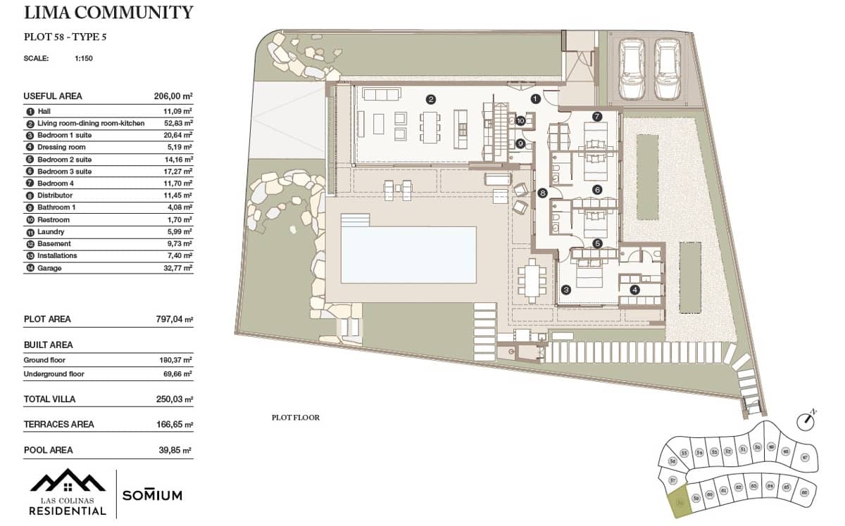 3 camera da letto Villa in vendita in Las Colinas Golf con piscina - 1.575.000 € (Rif: 9694313)