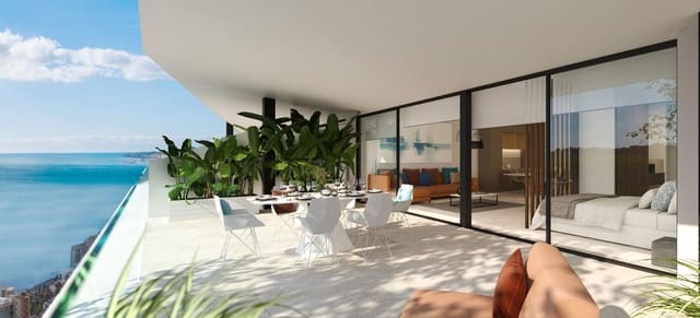 3 soverom Penthouse til salgs i Las Gaviotas  - Carvajal, Fuengirola med svømmebasseng - € 1 999 000 (Ref: 9123070)