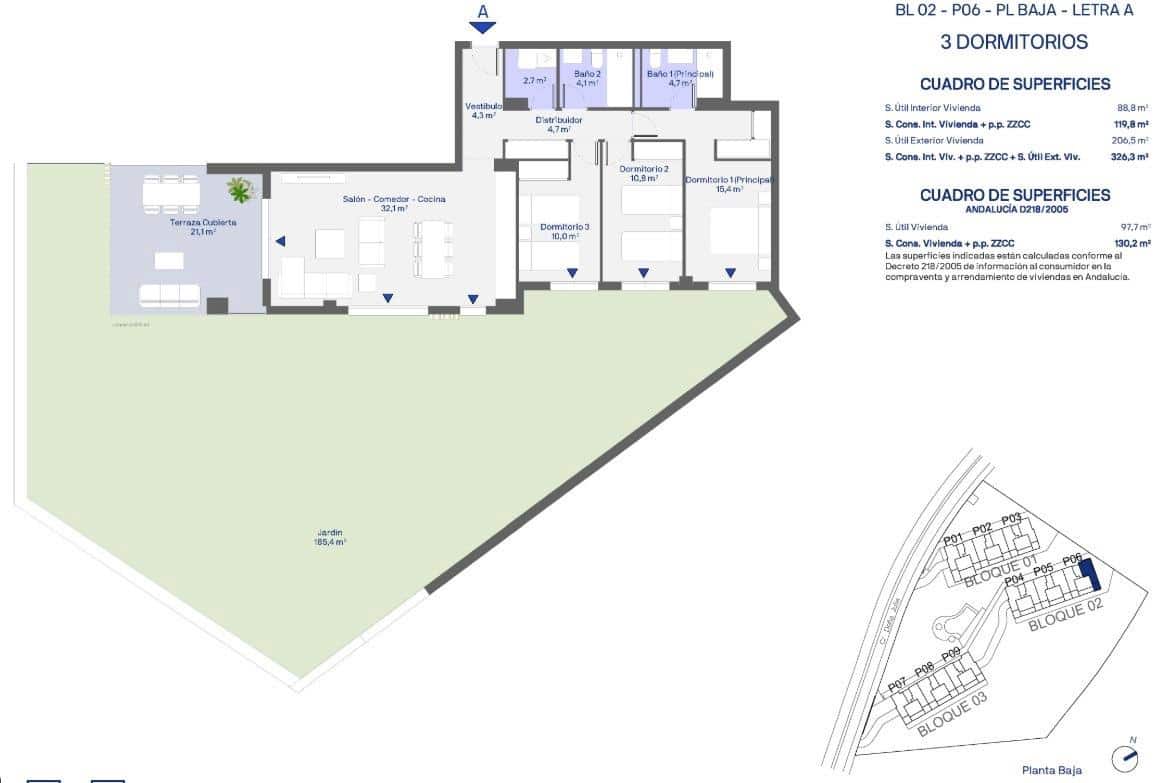 3 camera da letto Appartamento in vendita in Casares - 523.500 € (Rif: 9364362)