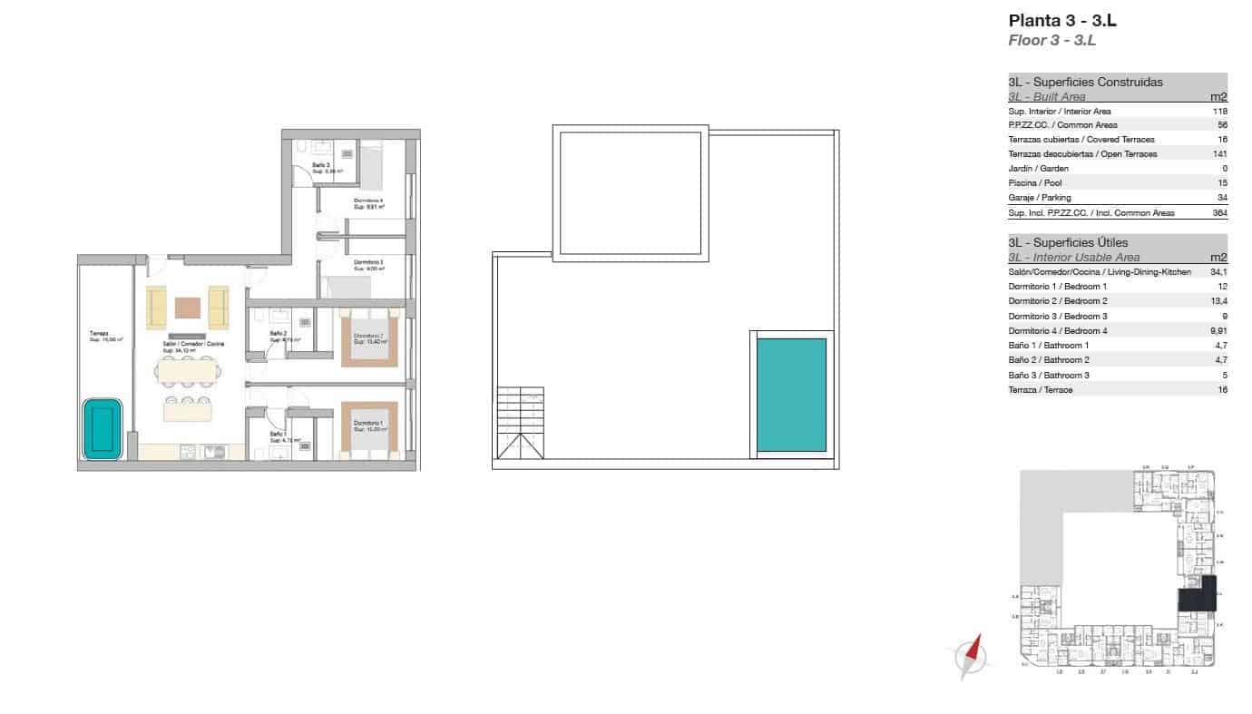 4 chambre Penthouse à vendre à San Pedro de Alcantara - 1 100 000 € (Ref: 9364368)