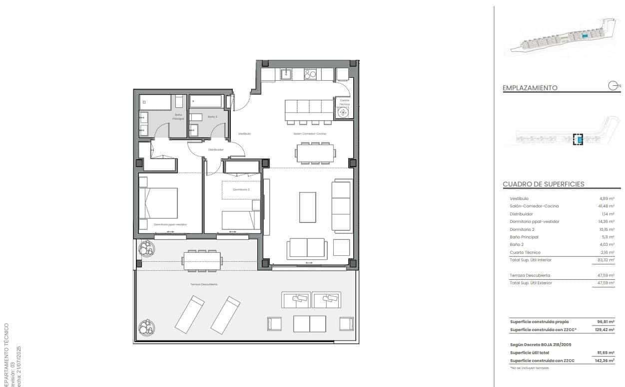2 chambre Appartement à vendre à Los Monteros - 610 000 € (Ref: 9364391)