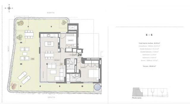 2 makuuhuone Kattohuoneisto myytävänä paikassa Parque Central, Estepona - 790 000 € (Ref: 9364438)