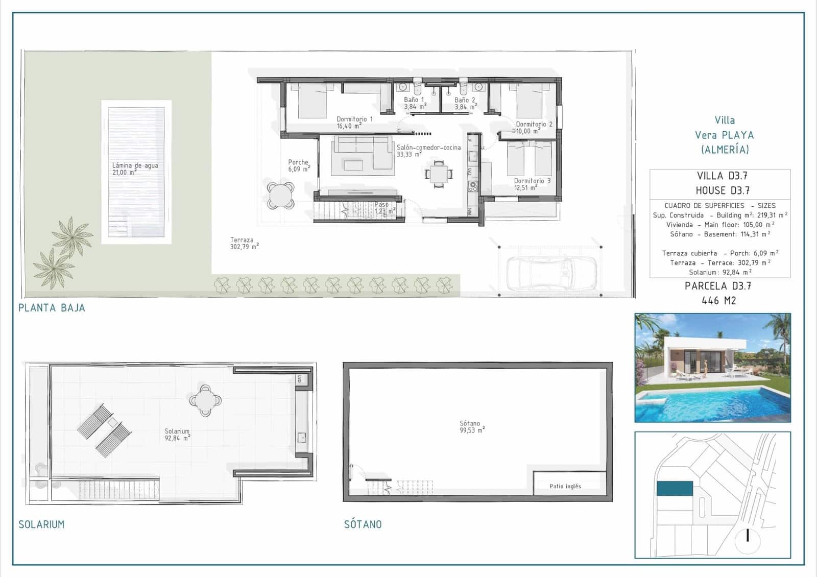 3 slaapkamer Villa te koop in Vera - € 560.000 (Ref: 9364481)