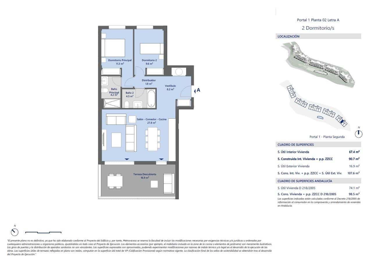 2 slaapkamer Penthouse te koop in Estepona - € 390.000 (Ref: 9364660)