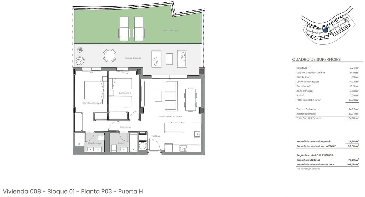 2 chambre Appartement à vendre à Estepona - 345 000 € (Ref: 9364974)