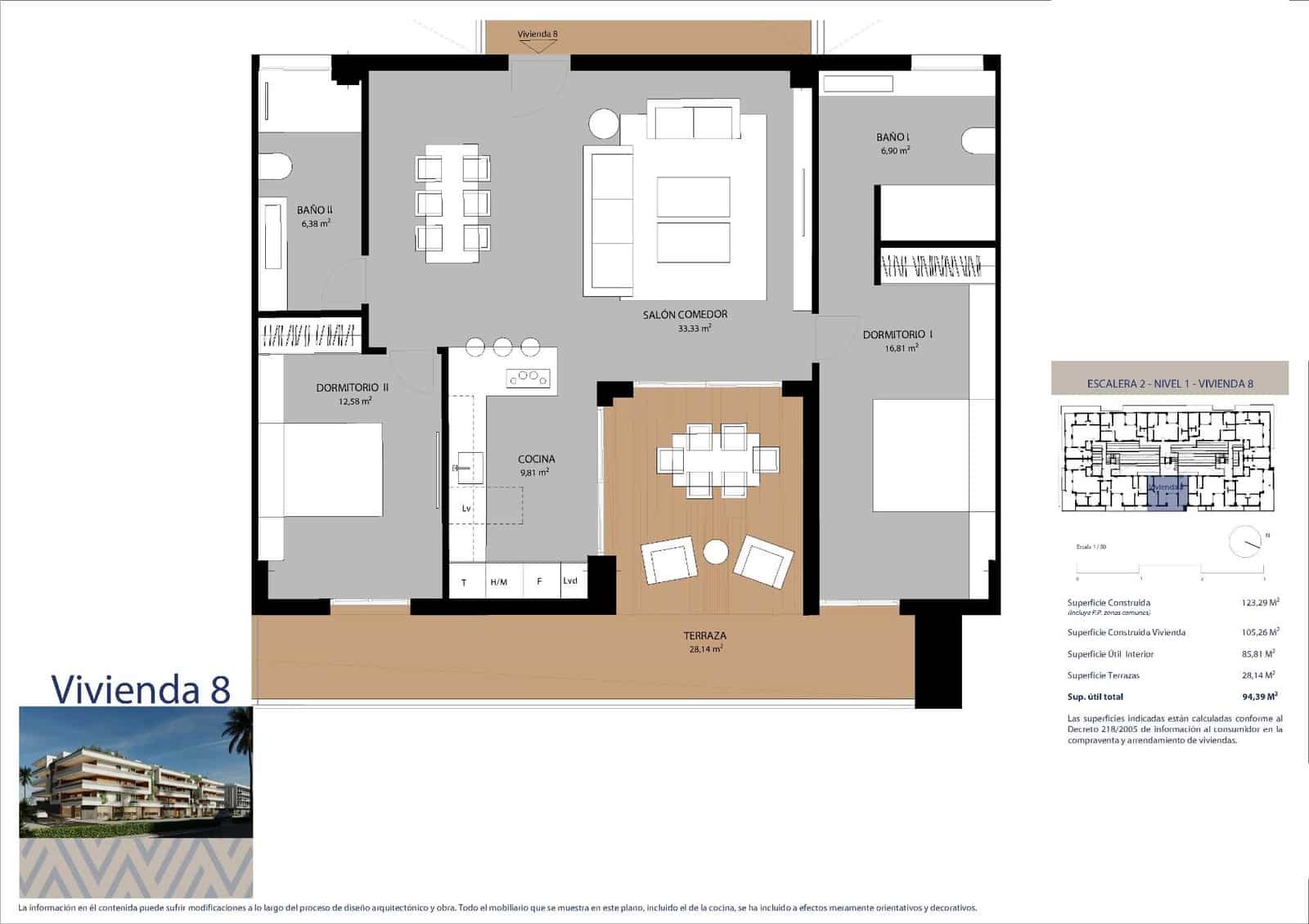 2 sypialnia Apartament na sprzedaż w Guardamar del Segura - 539 700 € (Ref: 9364980)