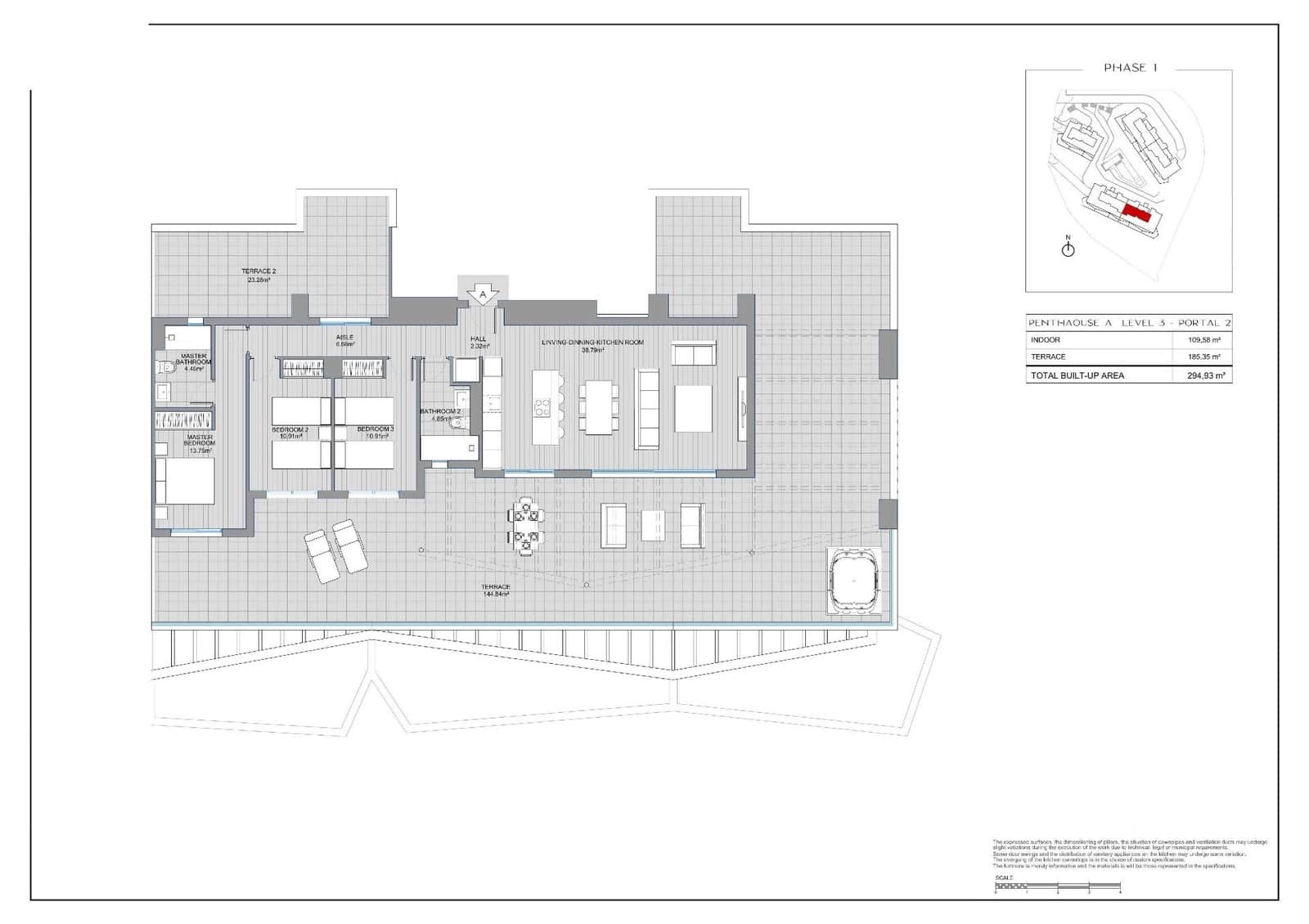 3 sovrum Takvåning till salu i Mijas - 977 900 € (Ref: 9365053)