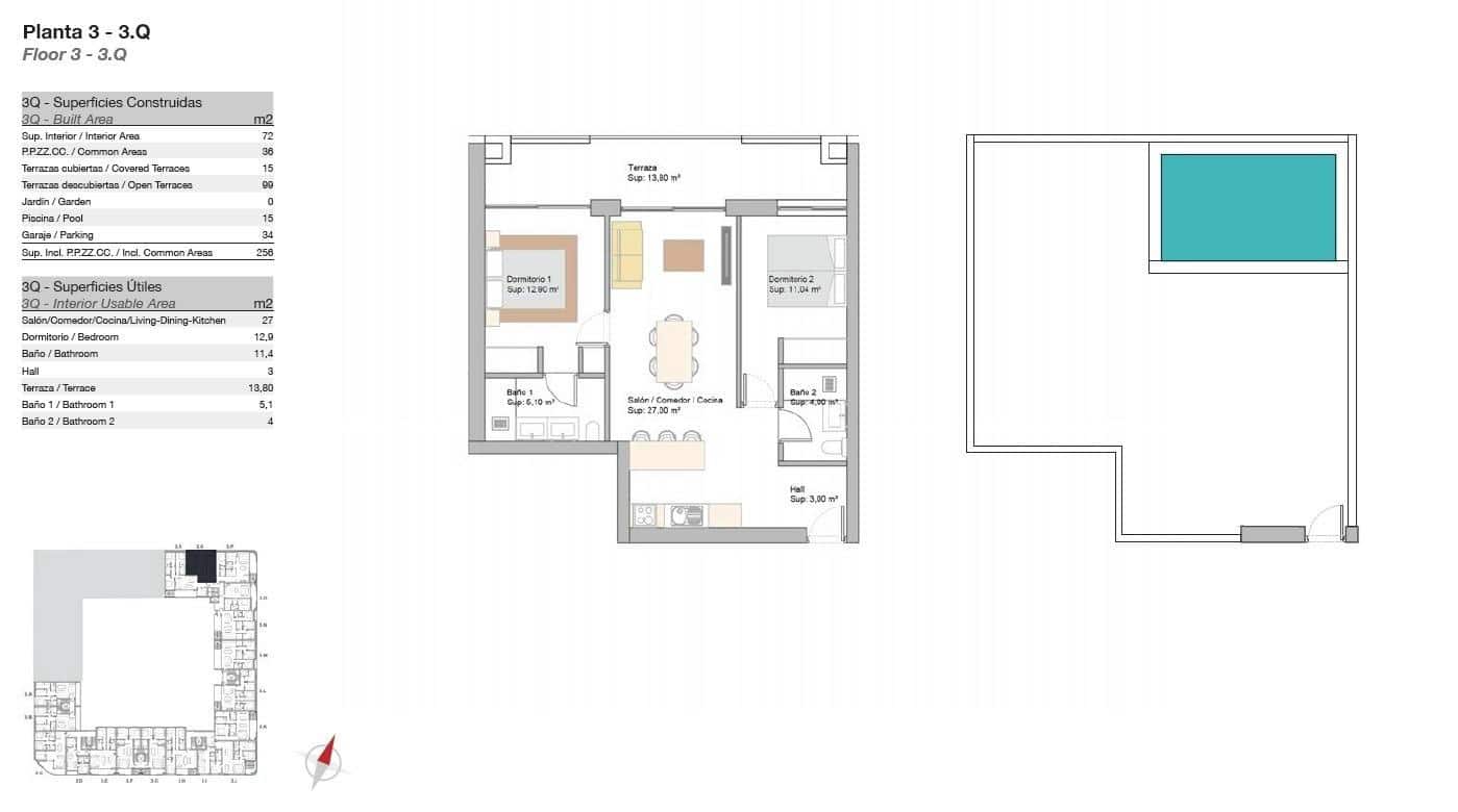 2 makuuhuone Kattohuoneisto myytävänä paikassa San Pedro de Alcantara - 860 000 € (Ref: 9365188)