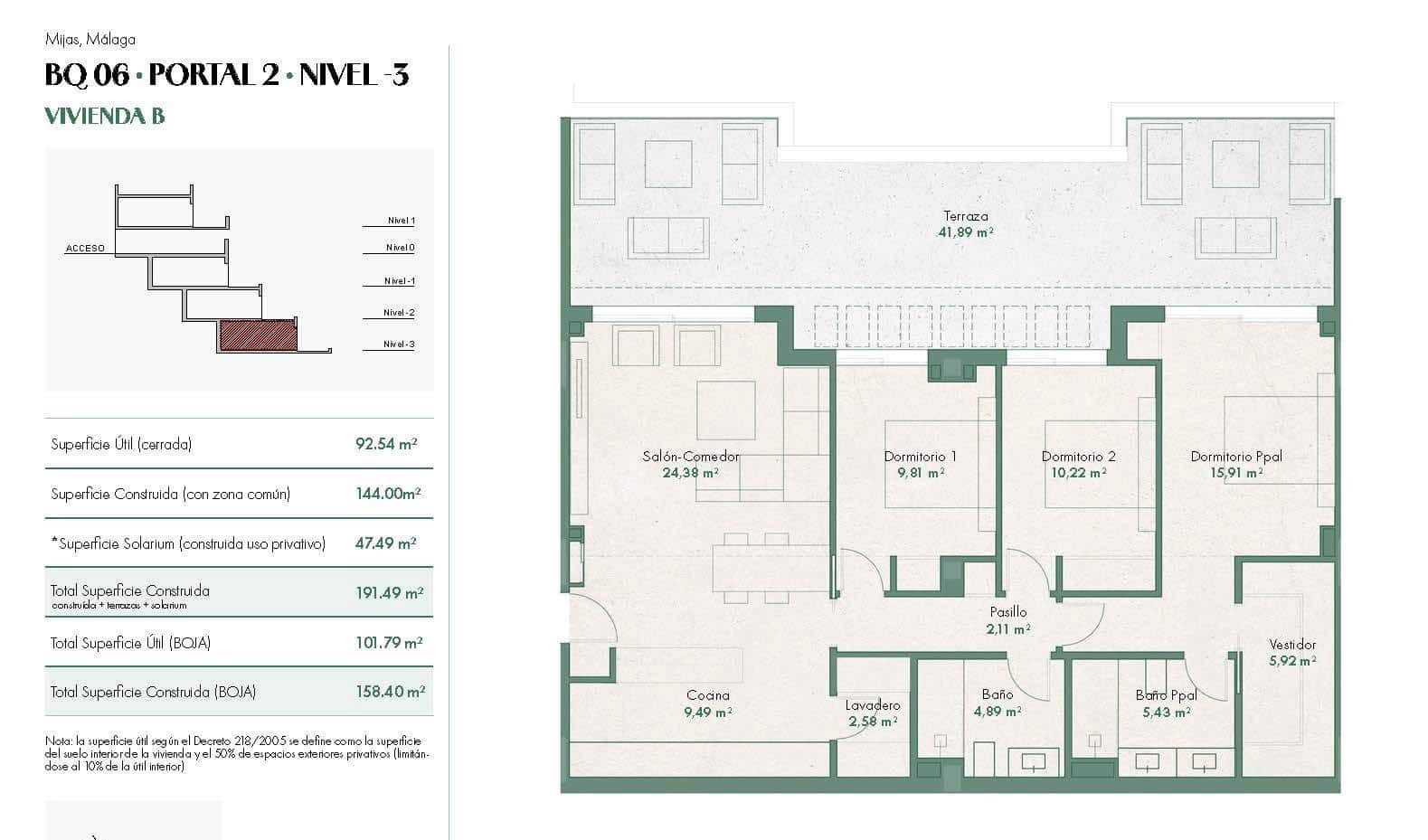 3 slaapkamer Appartement te koop in Mijas - € 741.000 (Ref: 9365270)