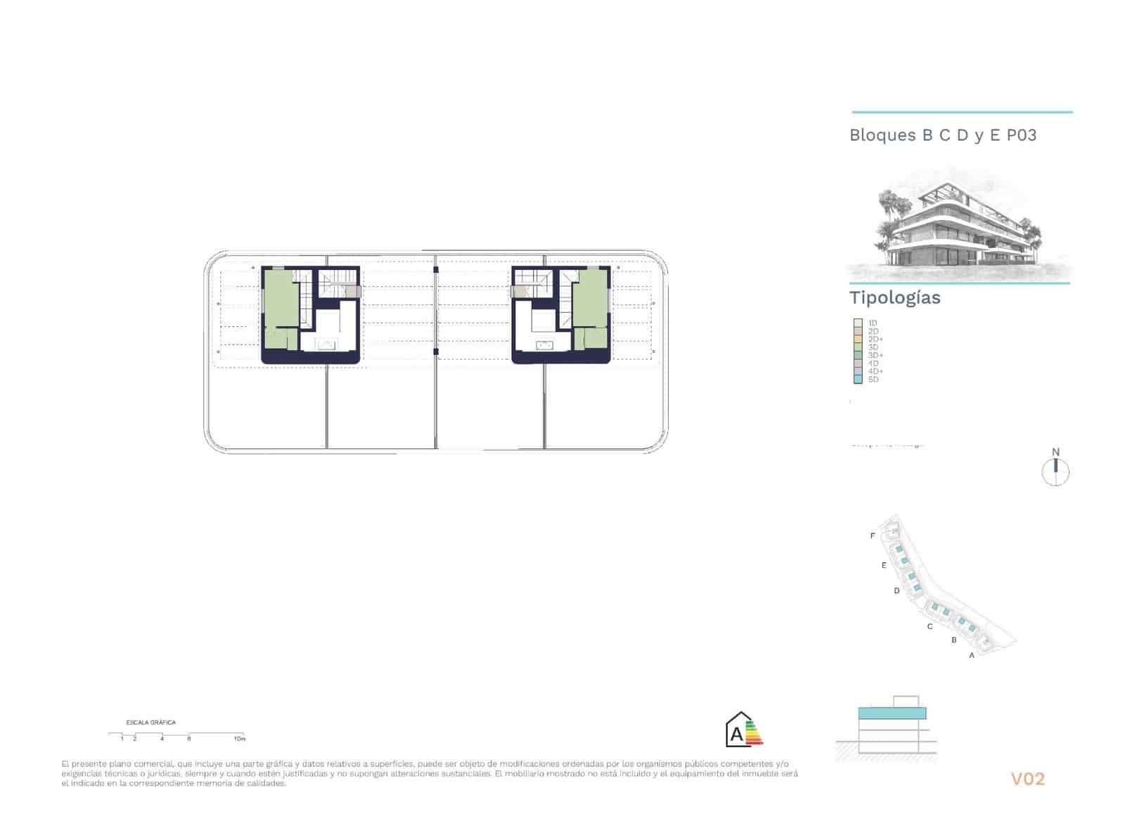 3 soveværelse Penthouse til salg i Buenas Noches - € 1.081.000 (Ref: 9365407)