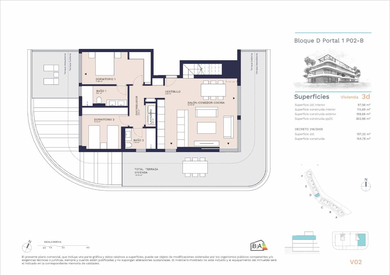 3 soveværelse Penthouse til salg i Buenas Noches - € 1.081.000 (Ref: 9365407)