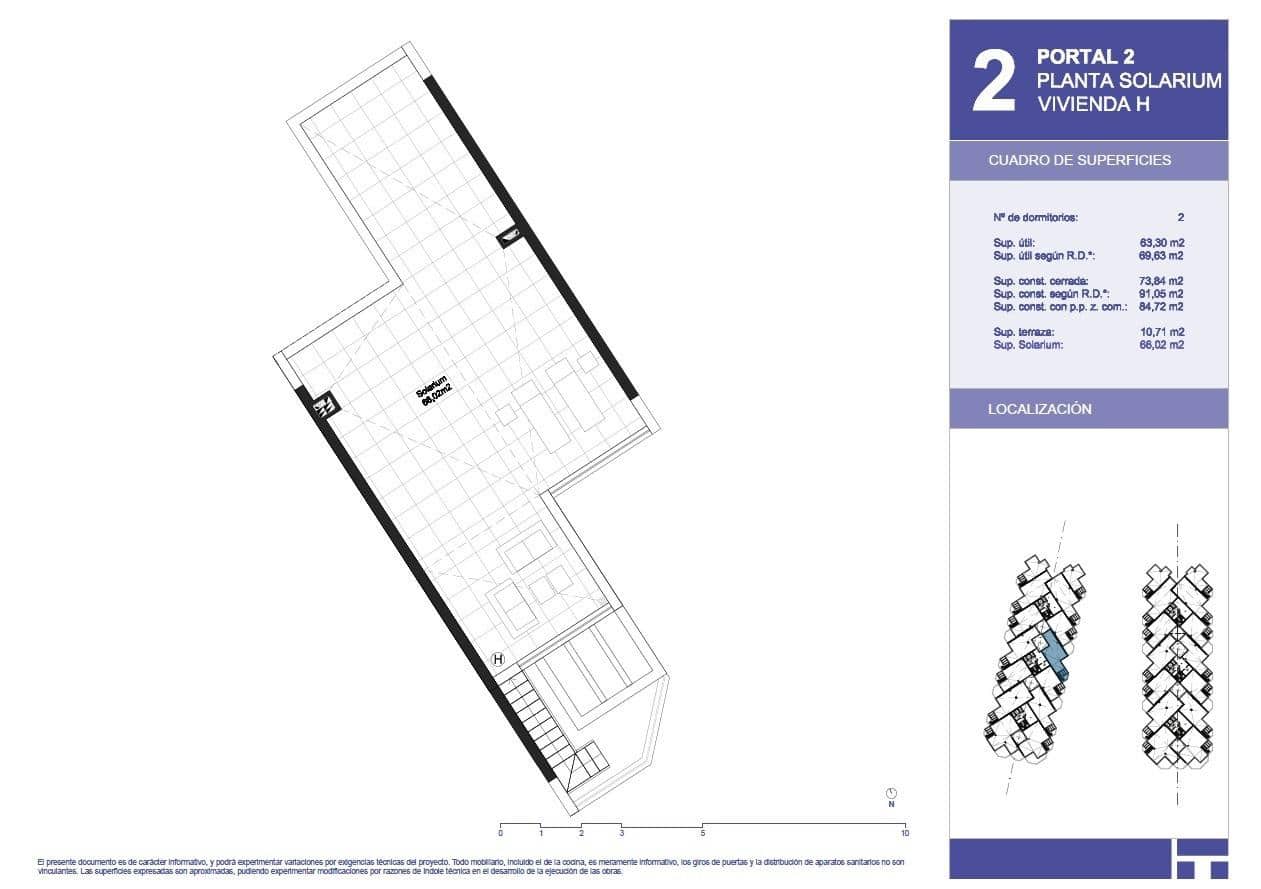 2 soveværelse Penthouse til salg i El Morche - € 357.000 (Ref: 9365558)