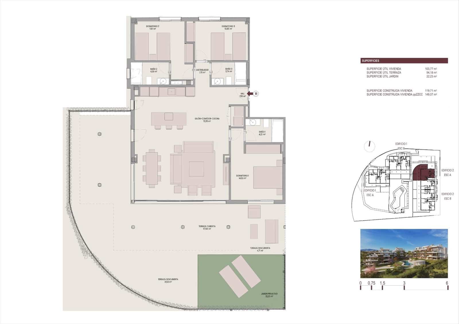 3 sovrum Lägenhet till salu i Estepona - 743 000 € (Ref: 9365841)