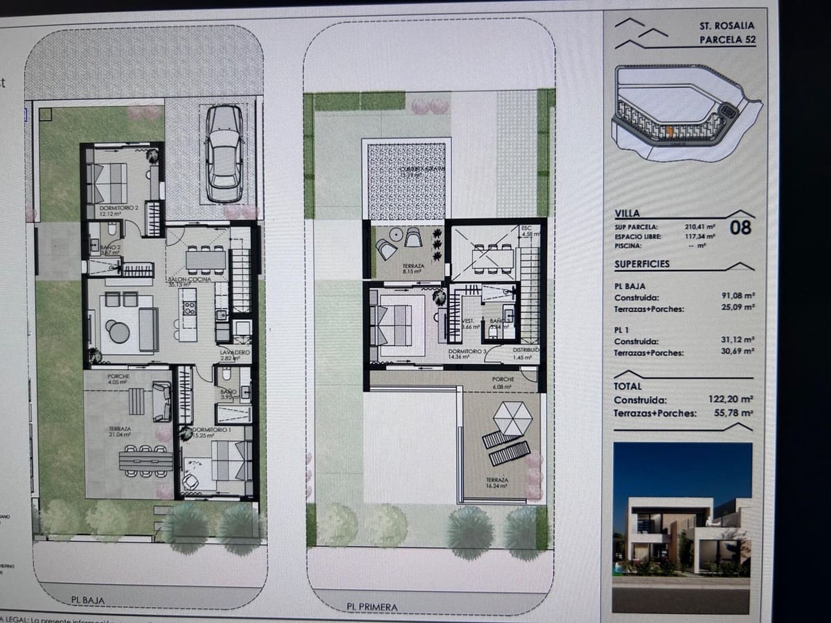 3 Zimmer Villa zu verkaufen in Torre-Pacheco - 439.000 € (Ref: 9380232)