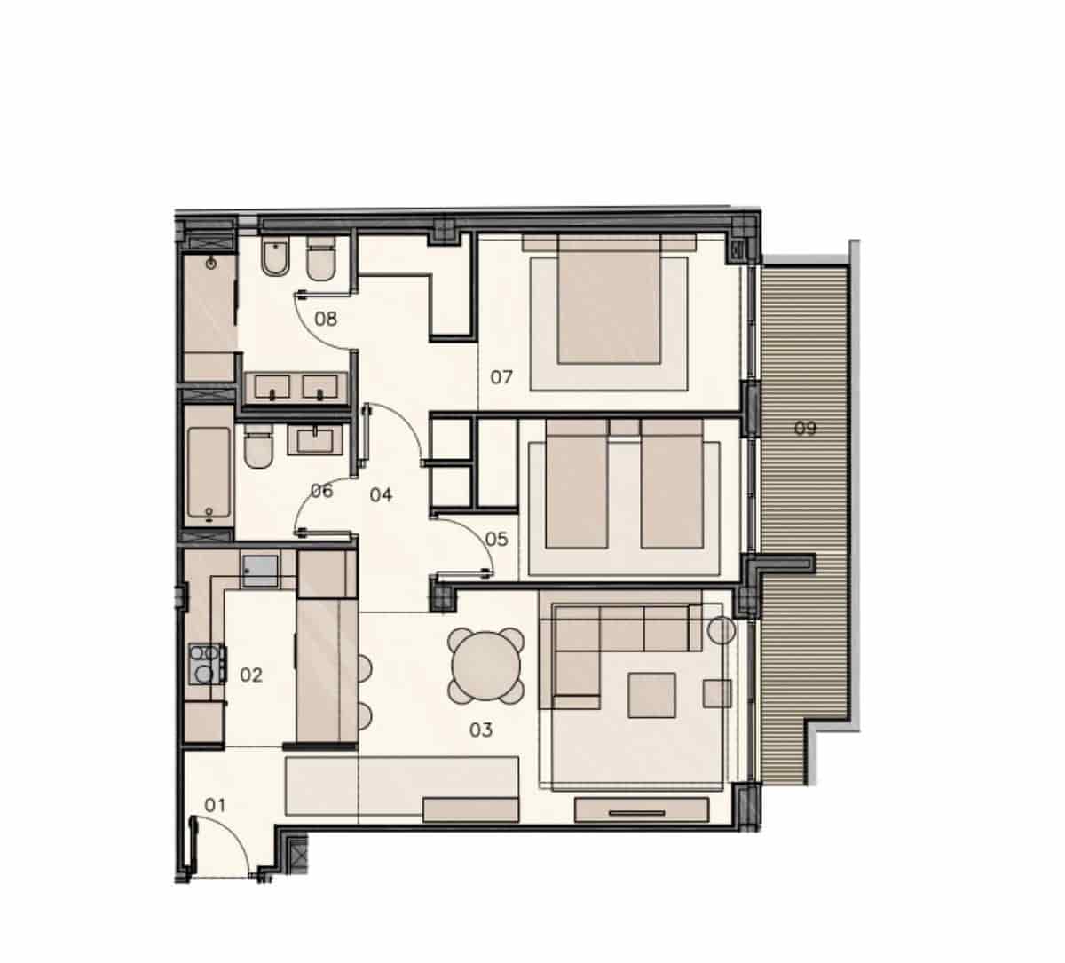 2 bedroom Apartment for sale in Fuengirola with garage - € 599,000 (Ref: 9380612)