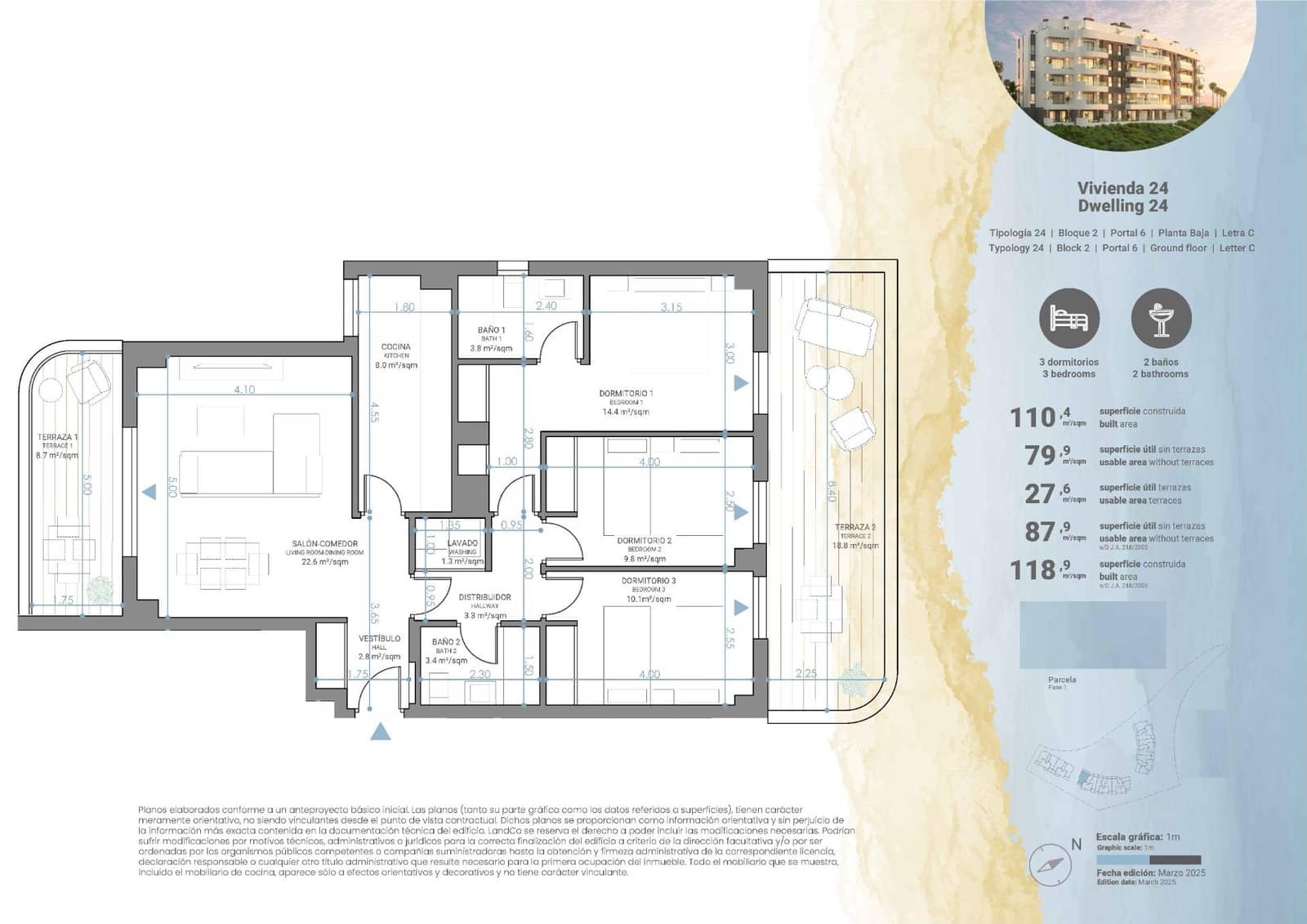 3 chambre Appartement à vendre à Mijas - 412 000 € (Ref: 9429186)