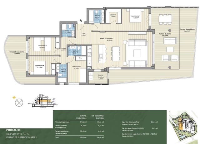 4 makuuhuone Huoneisto myytävänä paikassa Cabopino - Artola, Marbella - 1 550 000 € (Ref: 9429210)