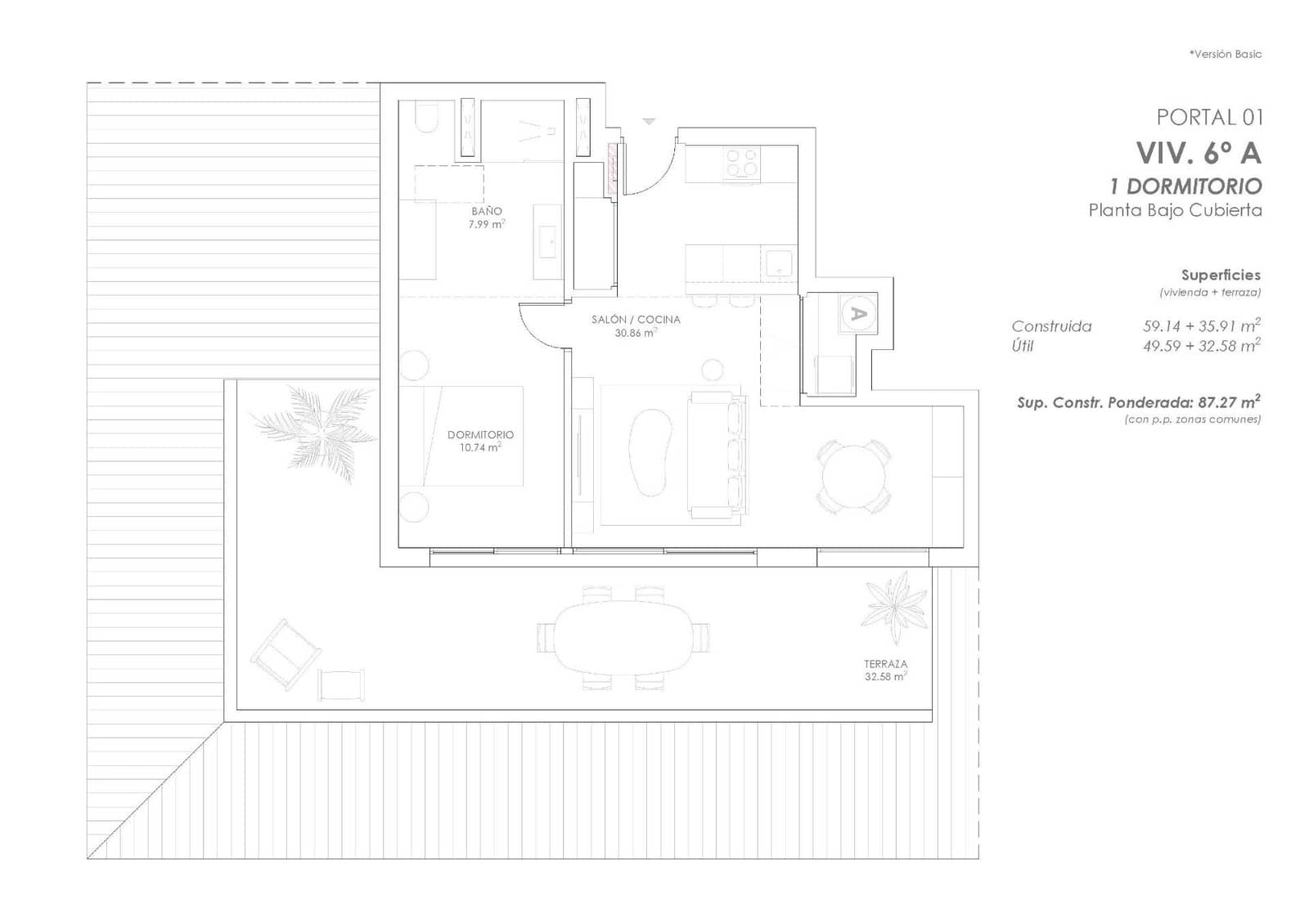1 soveværelse Penthouse til salg i Fuengirola - € 360.000 (Ref: 9429305)