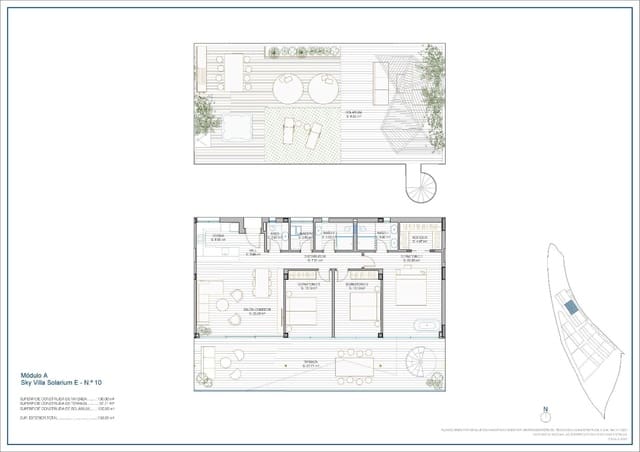 3 quarto Penthouse para venda em Castillo Sohail, Fuengirola - 1 250 000 € (Ref: 9439064)