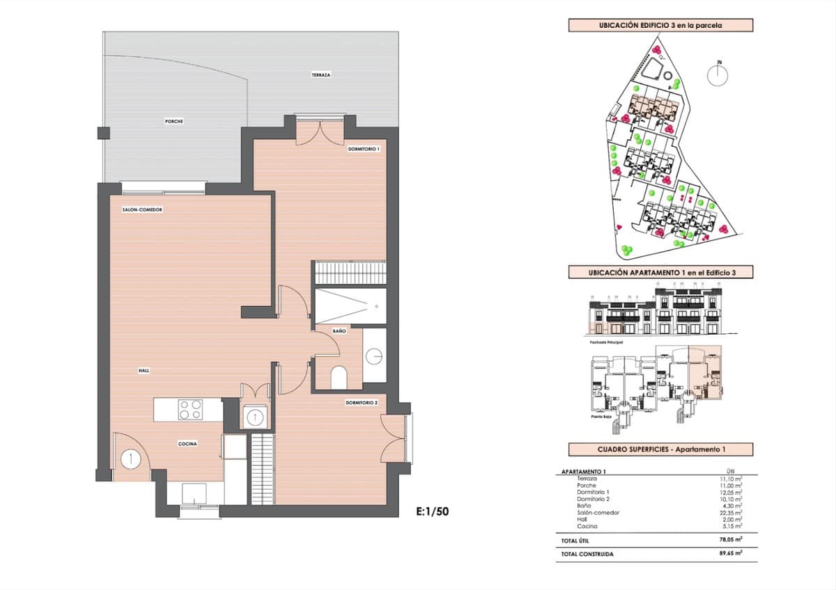 2 makuuhuone Huoneisto myytävänä paikassa Denia - 381 150 € (Ref: 9439181)