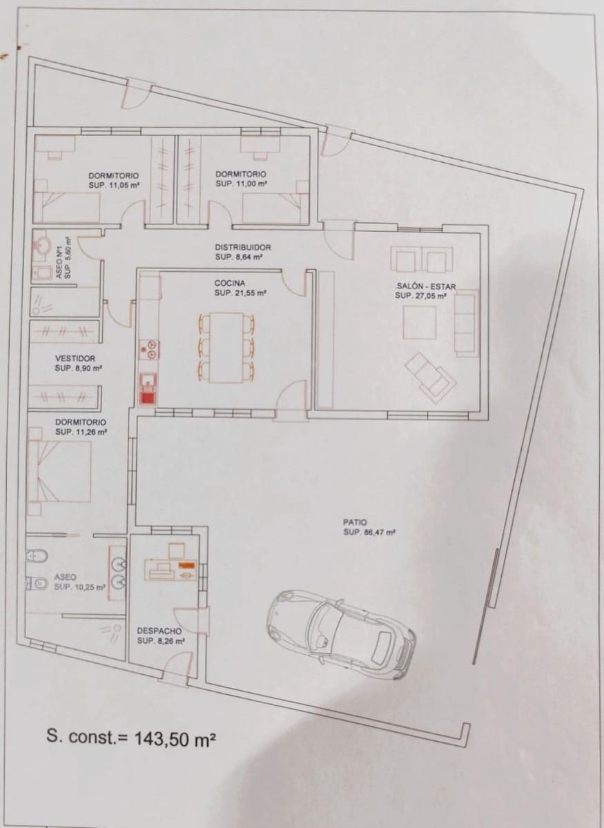 3 camera da letto Villa in vendita in Torre de la Horadada - 598.000 € (Rif: 9465057)