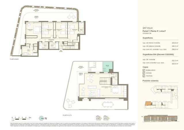 4 chambre Penthouse à vendre à San Pedro de Alcántara Pueblo, Marbella - 2 953 200 € (Ref: 9511420)