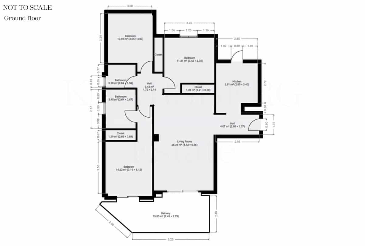 3 makuuhuone Huoneisto myytävänä paikassa Cerro del Aguila - 380 000 € (Ref: 9518225)