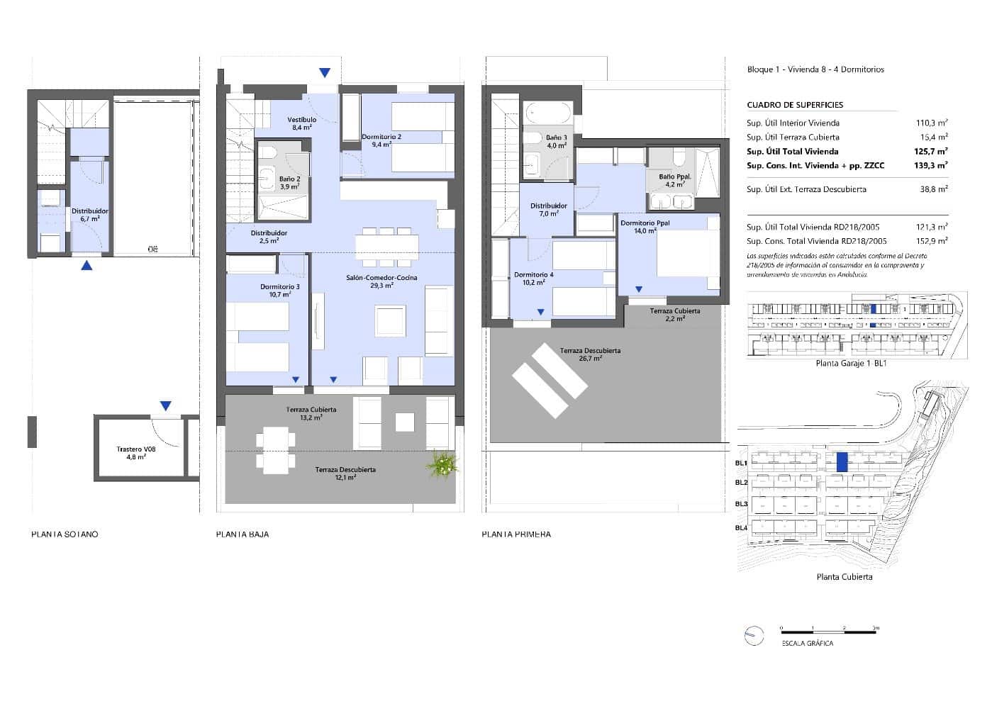 4 soveværelse Byhus til salg i Punta de la Chullera - € 483.000 (Ref: 9529161)