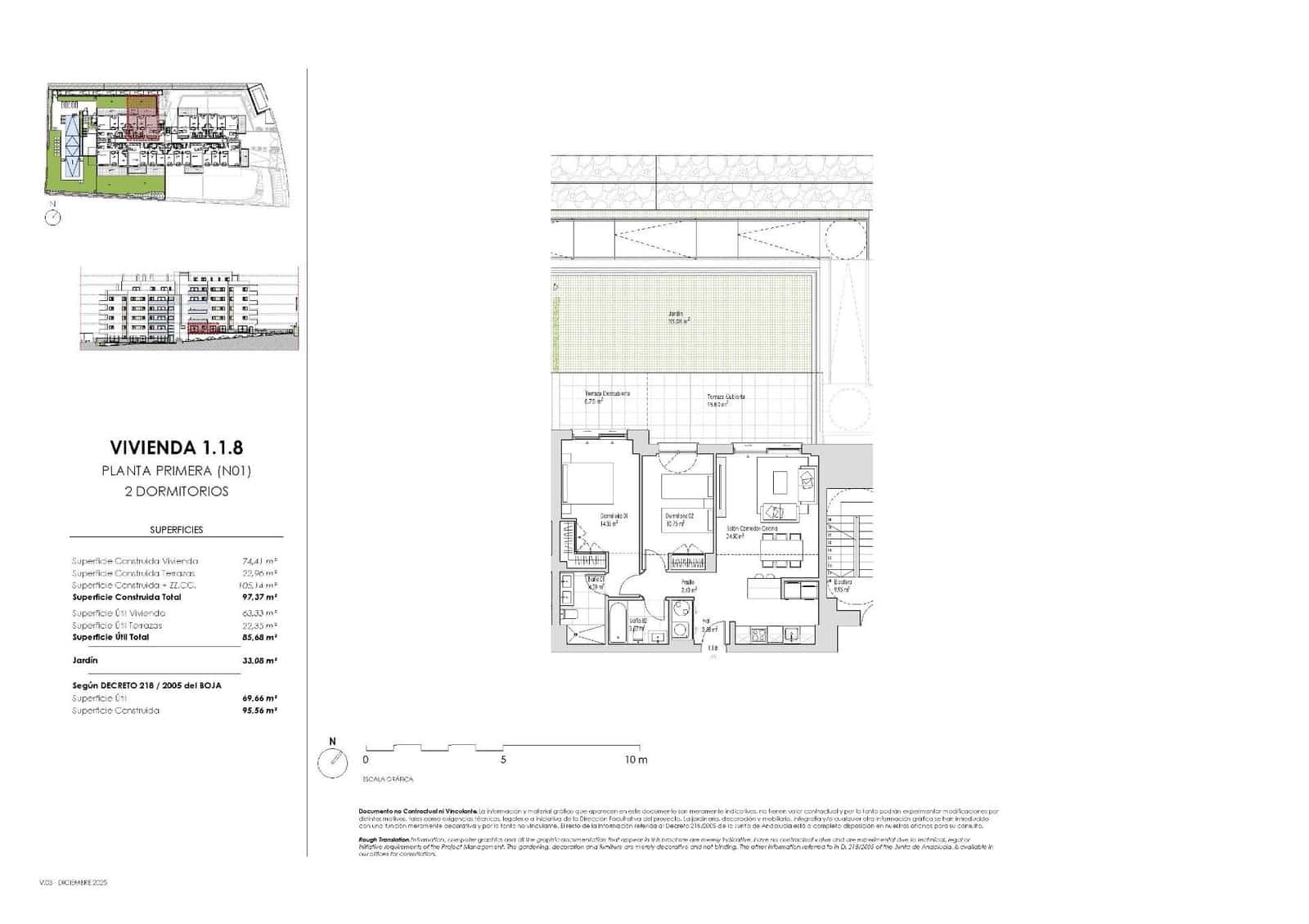 2 soveværelse Lejlighed til salg i Estepona - € 460.000 (Ref: 9564149)
