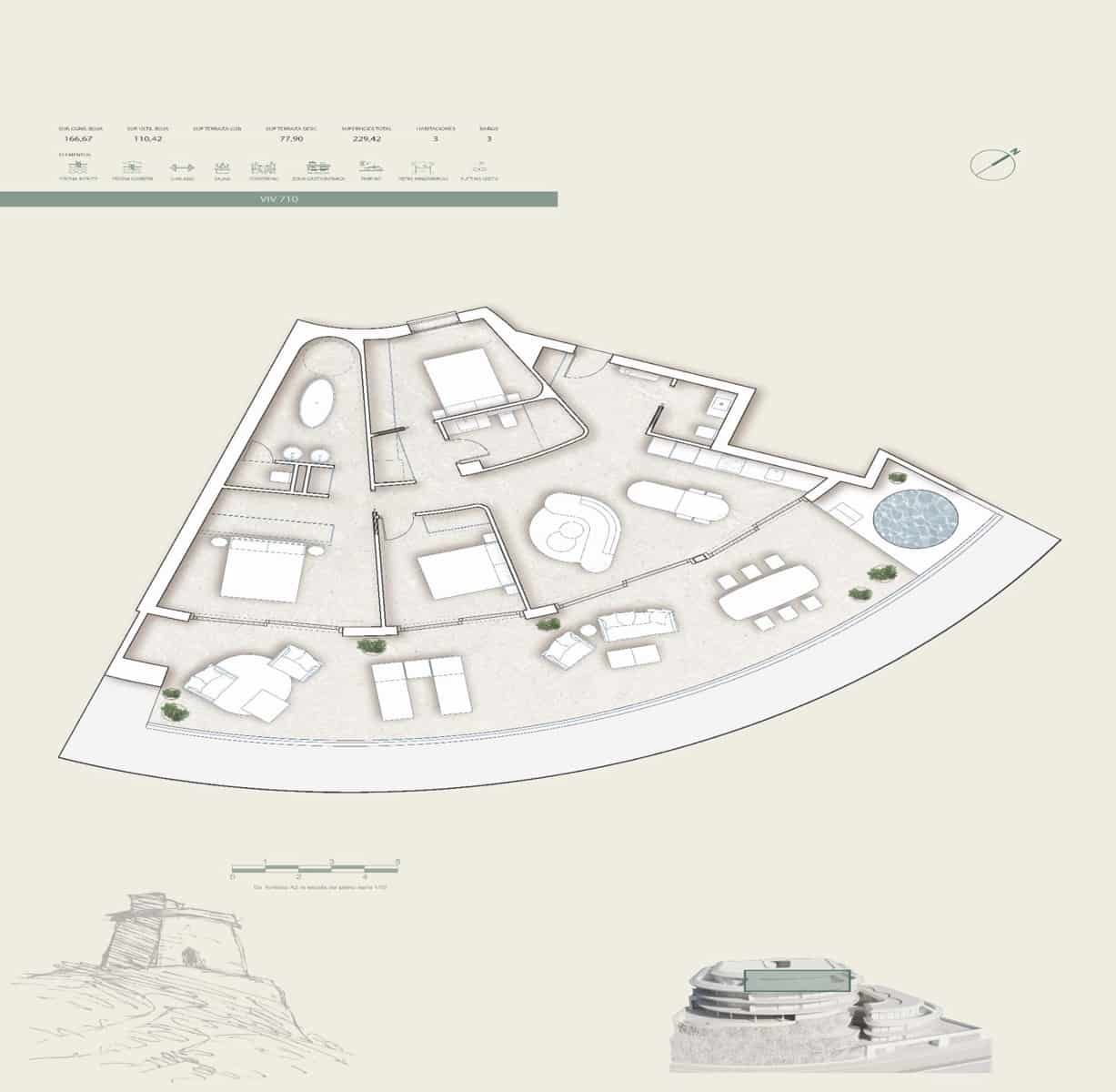 3 sovrum Takvåning till salu i Fuengirola - 1 390 000 € (Ref: 9570311)